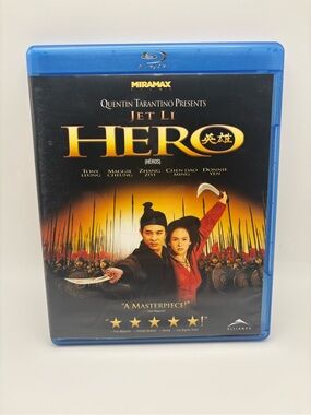 Jet Li Hero Blu-ray Quentin Tarantino Presents Martial Arts Epic Action Movie